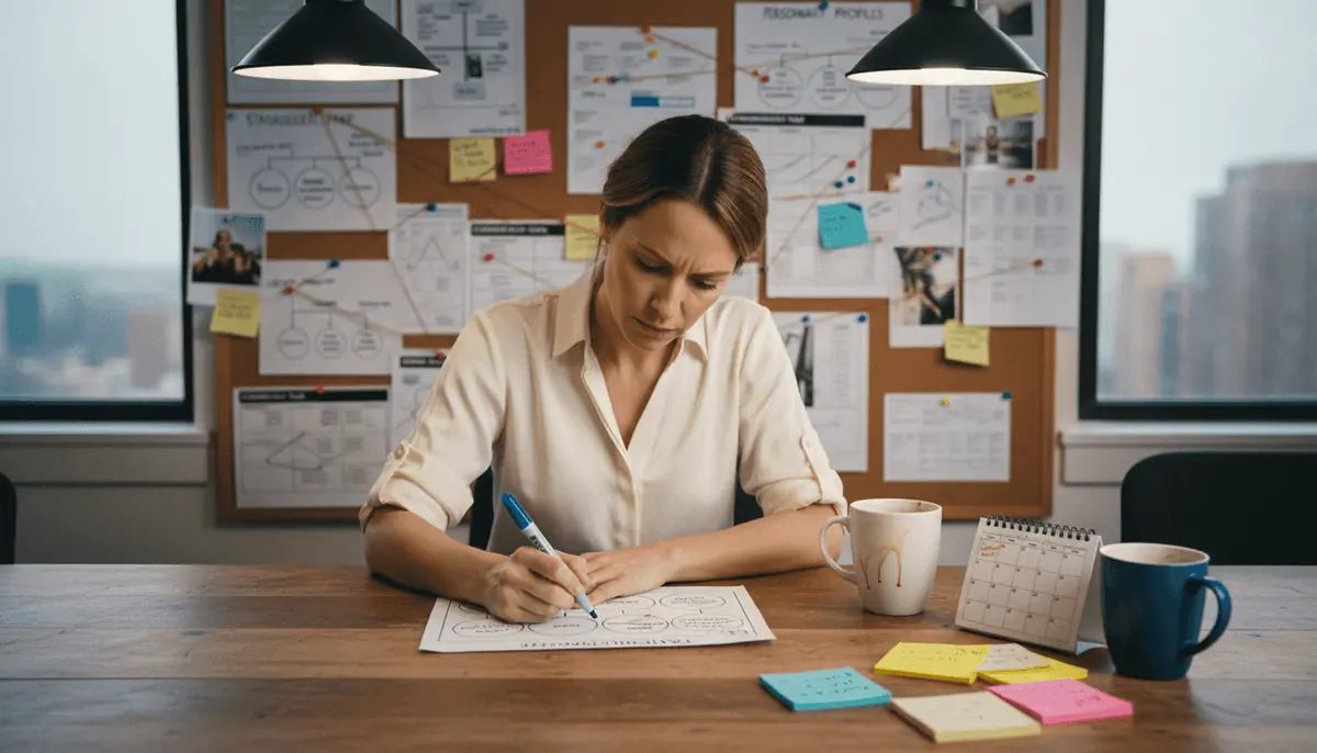 Manager mapping team personality profiles