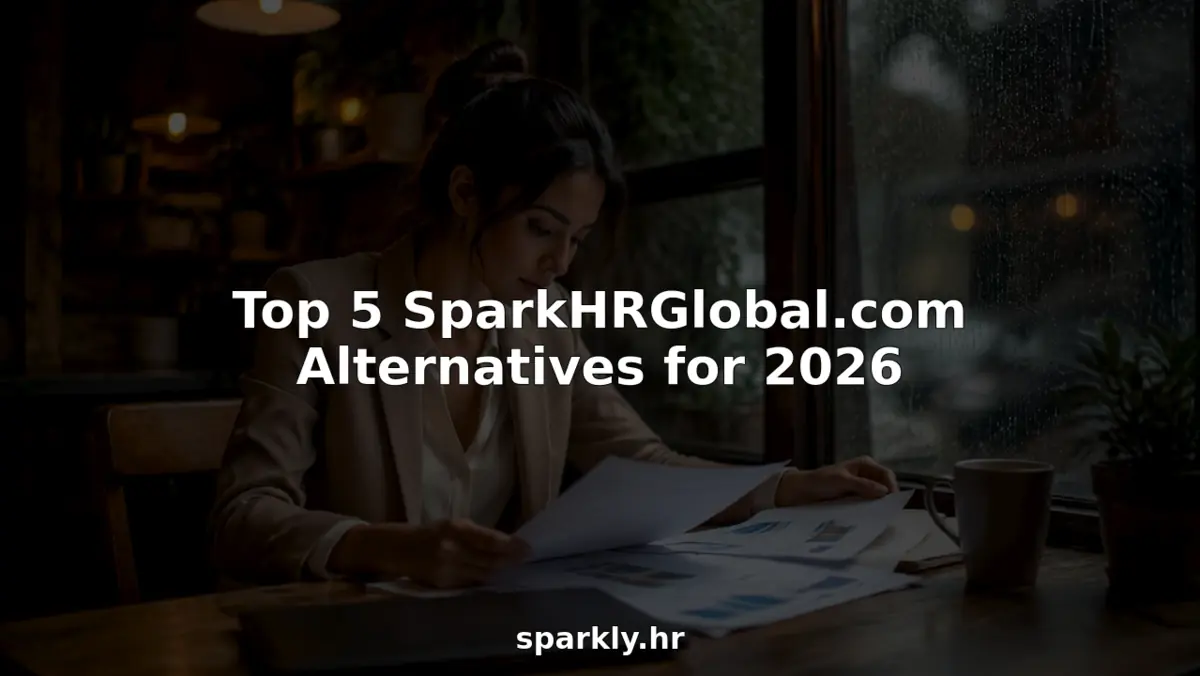 HR manager reviewing HR software comparisons