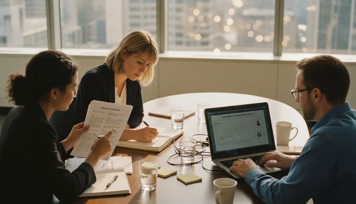 HR team collaborates on job data synthesis