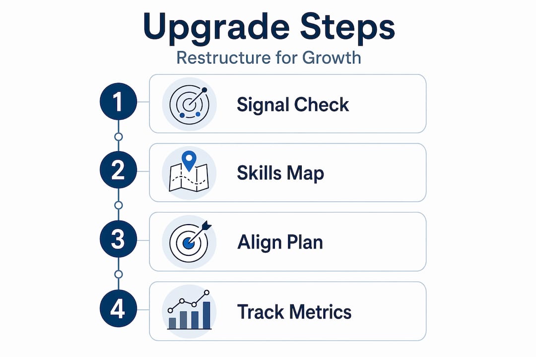 Four steps to upgrade workforce structure