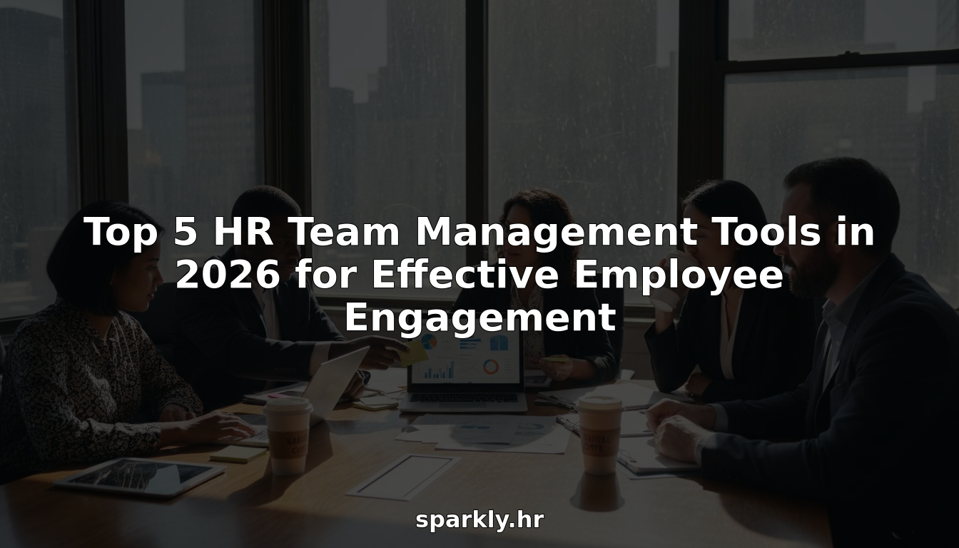 Top 5 HR Team Management Tools in 2026 for Effective Employee Engagement