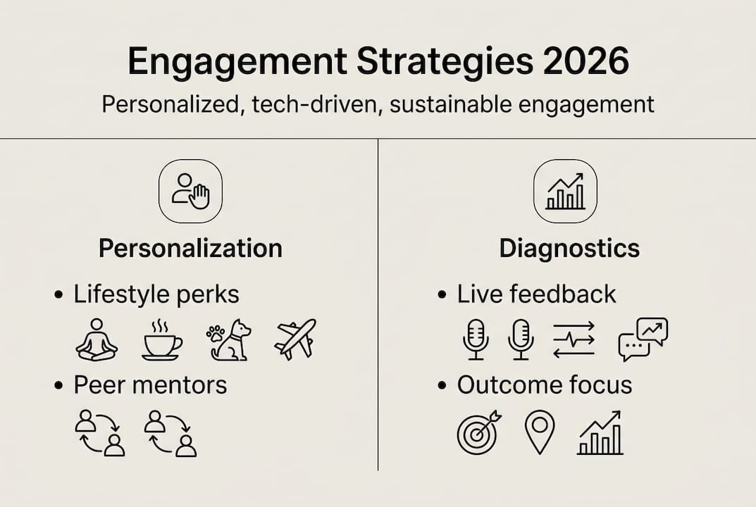 Infographic summarizing 2026 engagement strategies