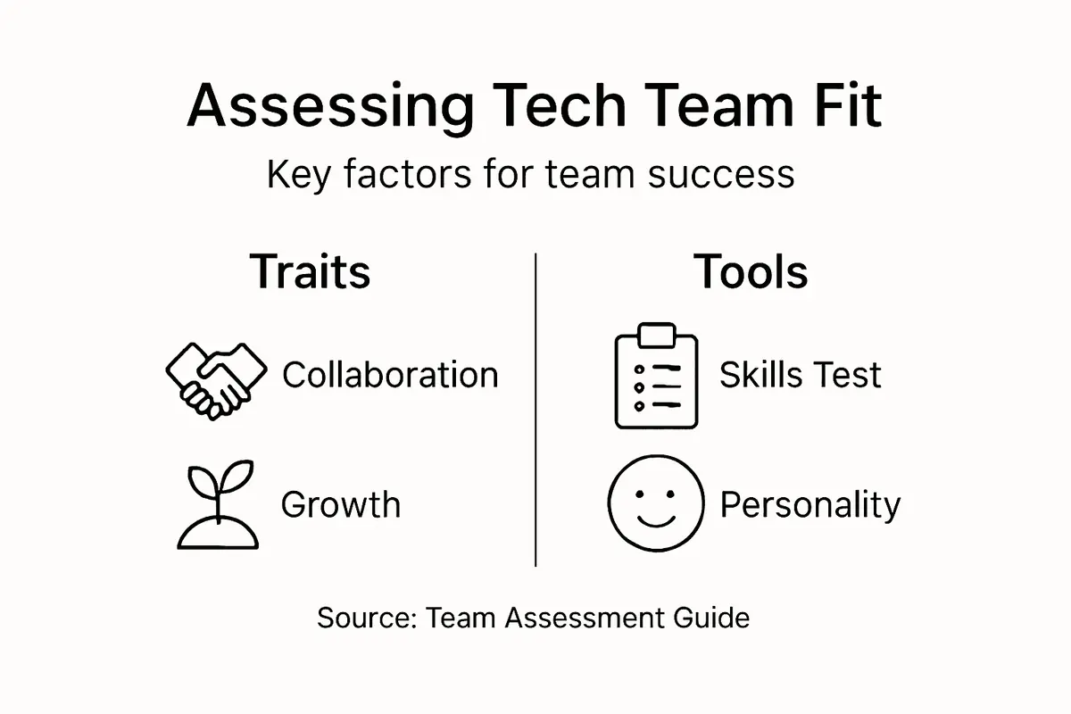 Infographic of tech team fit assessment