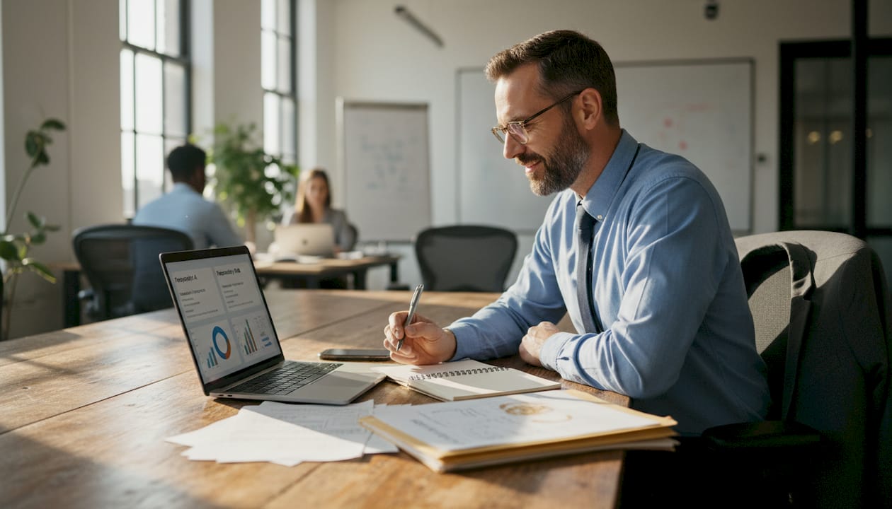 HR comparing personality profiles for job fit